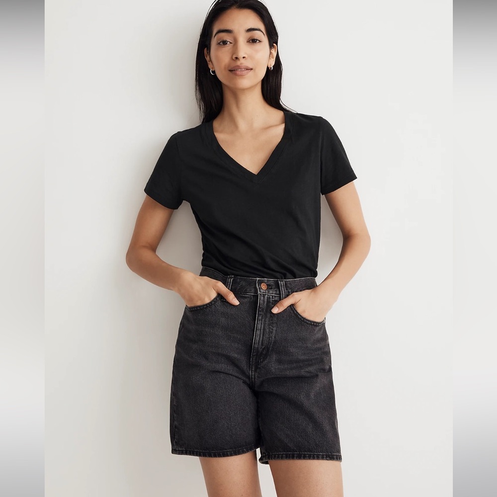 NWT Madewell set of 4 Whisper Cotton V-Neck Tee
